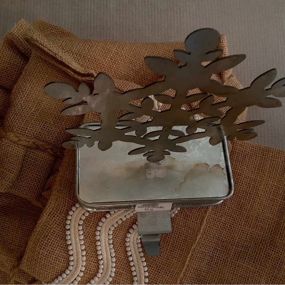 West Elm Bundle snowflake stocking holders ❤️❤️❤️❤️